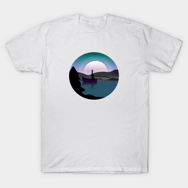 Fishing T-Shirt by SandraKC